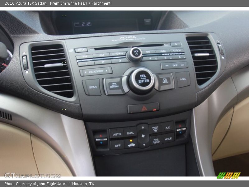Premium White Pearl / Parchment 2010 Acura TSX Sedan