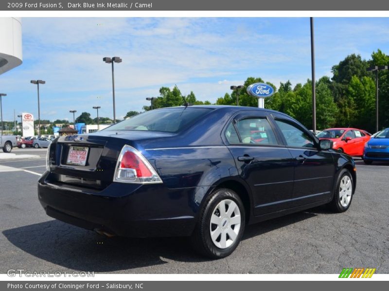 Dark Blue Ink Metallic / Camel 2009 Ford Fusion S