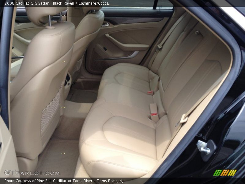 Black Raven / Cashmere/Cocoa 2008 Cadillac CTS Sedan