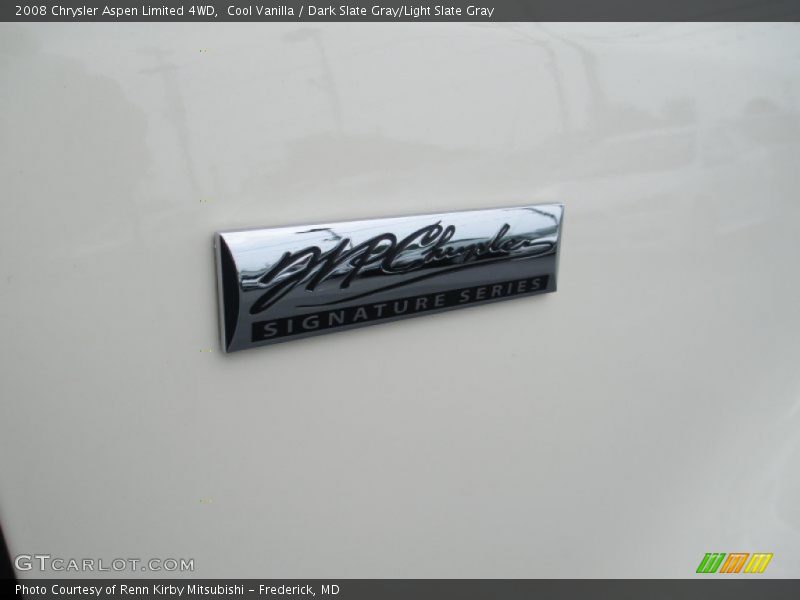 Cool Vanilla / Dark Slate Gray/Light Slate Gray 2008 Chrysler Aspen Limited 4WD