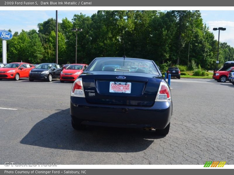 Dark Blue Ink Metallic / Camel 2009 Ford Fusion S