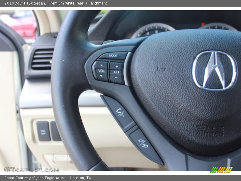 Premium White Pearl / Parchment 2010 Acura TSX Sedan