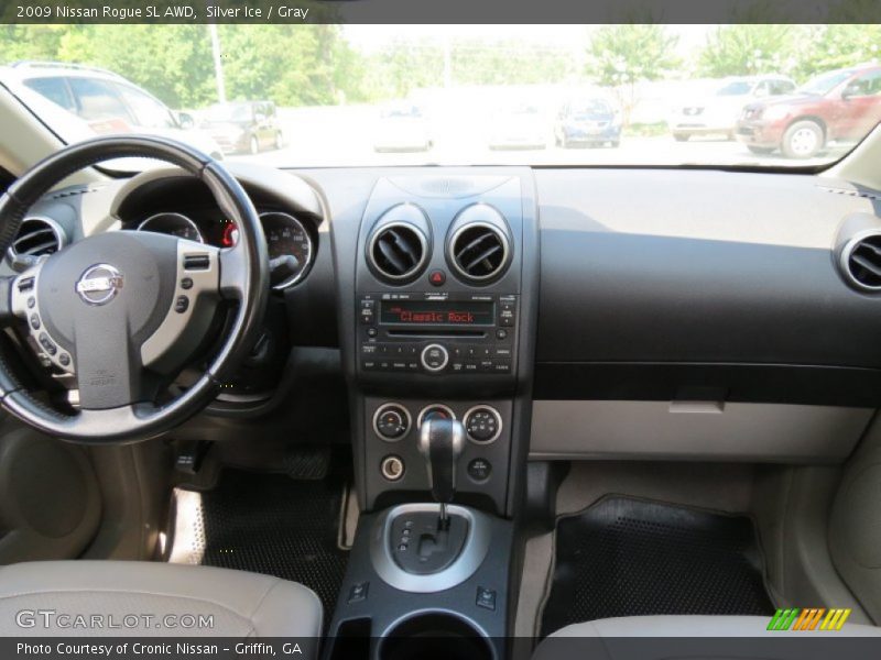Silver Ice / Gray 2009 Nissan Rogue SL AWD