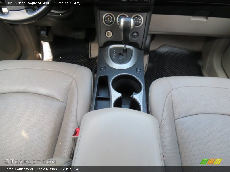 Silver Ice / Gray 2009 Nissan Rogue SL AWD
