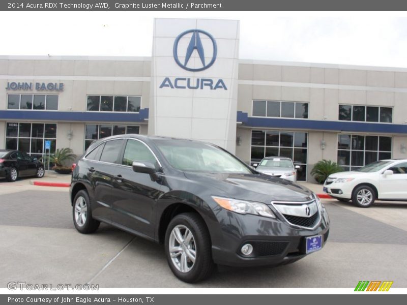 Graphite Luster Metallic / Parchment 2014 Acura RDX Technology AWD