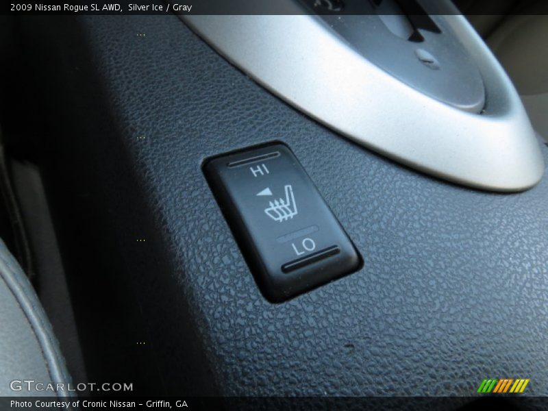 Silver Ice / Gray 2009 Nissan Rogue SL AWD
