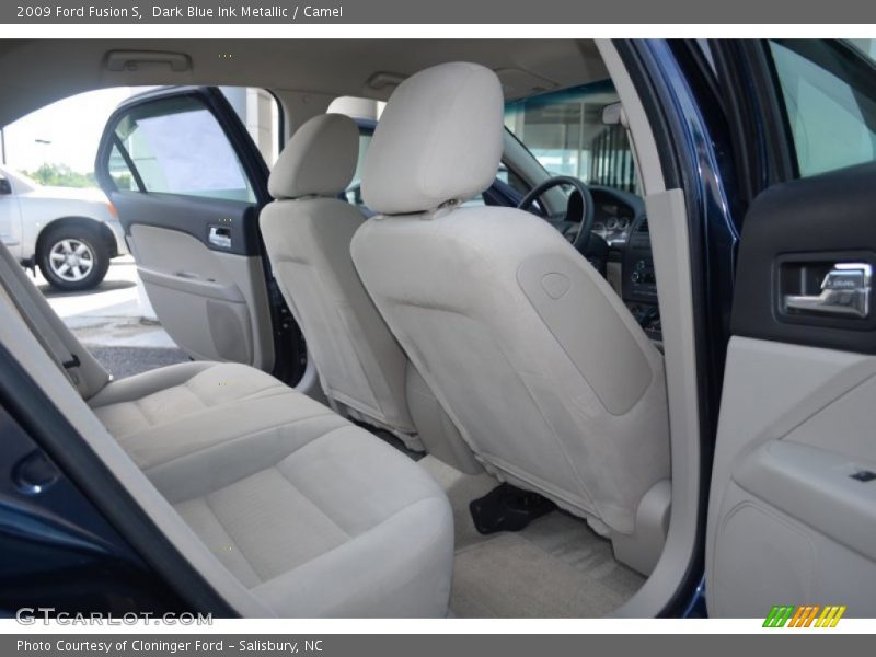 Dark Blue Ink Metallic / Camel 2009 Ford Fusion S