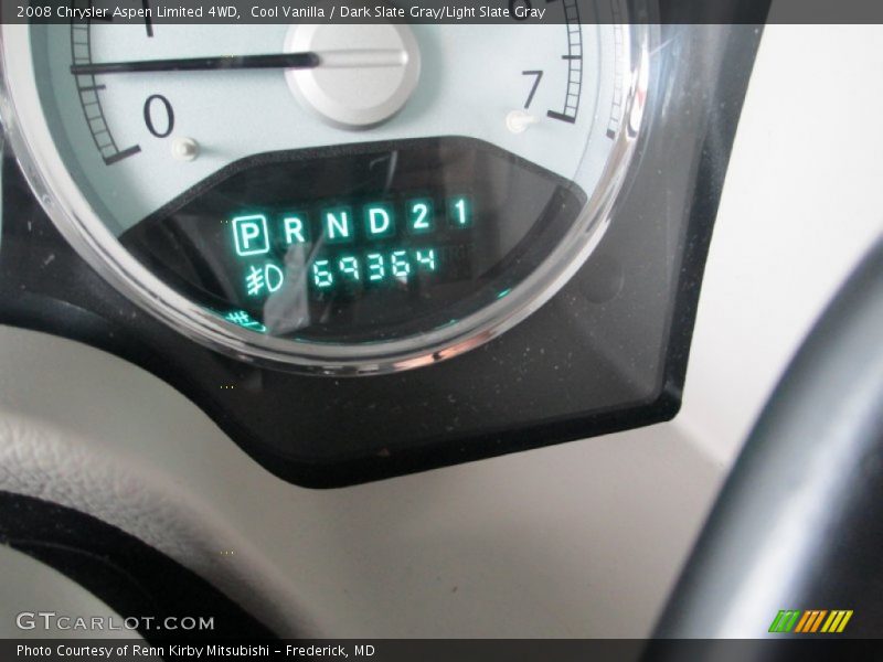 Cool Vanilla / Dark Slate Gray/Light Slate Gray 2008 Chrysler Aspen Limited 4WD