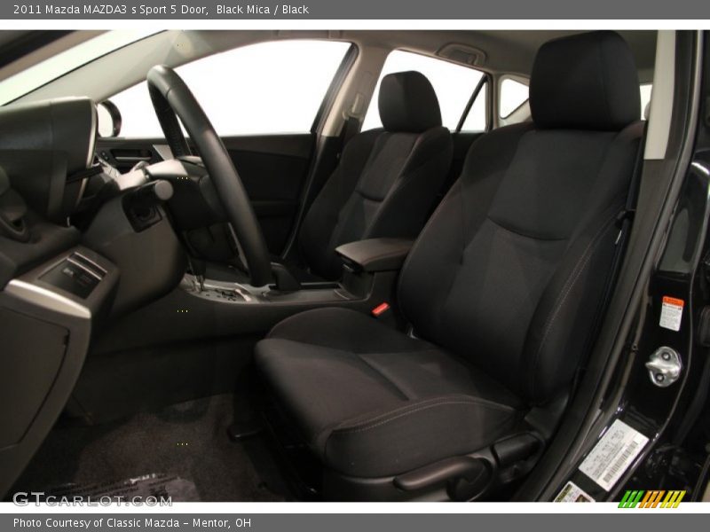 Front Seat of 2011 MAZDA3 s Sport 5 Door