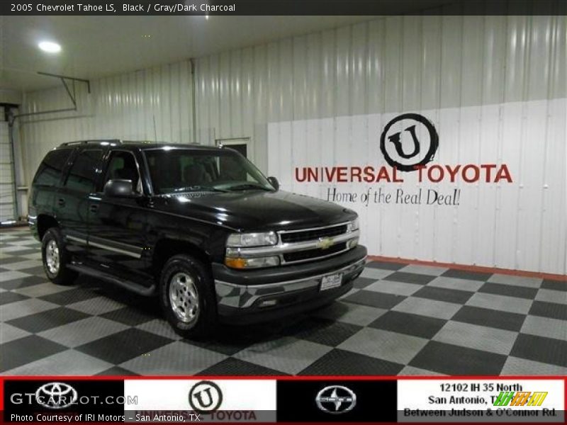 Black / Gray/Dark Charcoal 2005 Chevrolet Tahoe LS