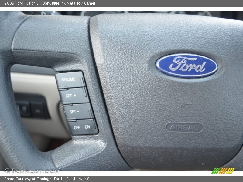 Dark Blue Ink Metallic / Camel 2009 Ford Fusion S