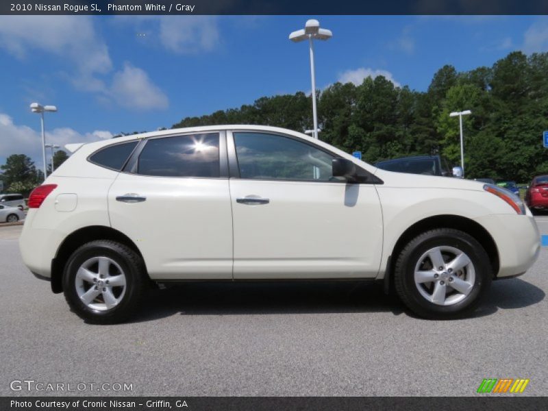 Phantom White / Gray 2010 Nissan Rogue SL