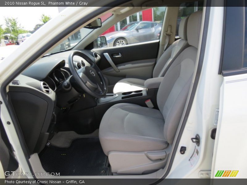 Phantom White / Gray 2010 Nissan Rogue SL