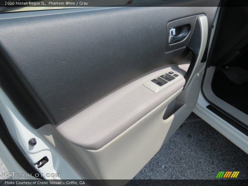 Phantom White / Gray 2010 Nissan Rogue SL