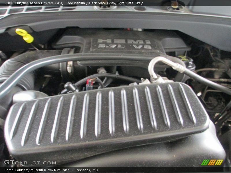 Cool Vanilla / Dark Slate Gray/Light Slate Gray 2008 Chrysler Aspen Limited 4WD