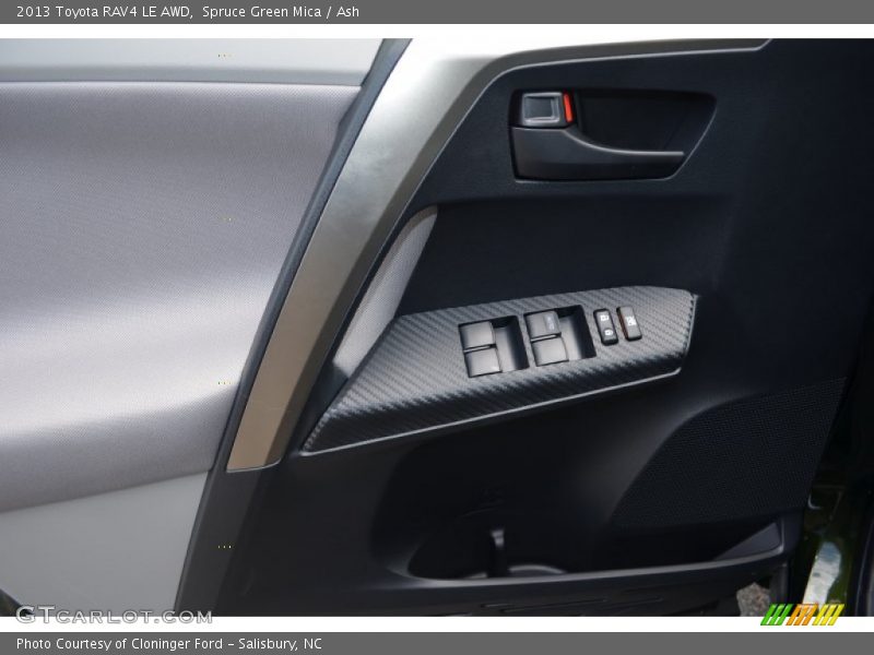 Spruce Green Mica / Ash 2013 Toyota RAV4 LE AWD