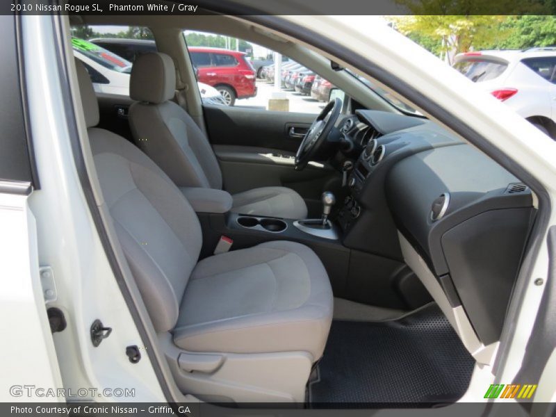 Phantom White / Gray 2010 Nissan Rogue SL