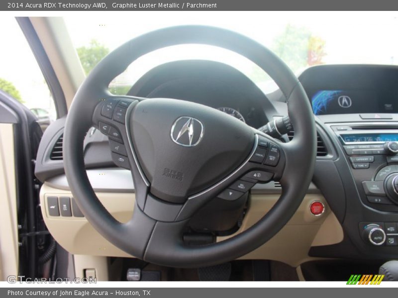 Graphite Luster Metallic / Parchment 2014 Acura RDX Technology AWD