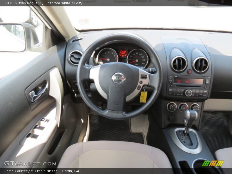 Phantom White / Gray 2010 Nissan Rogue SL