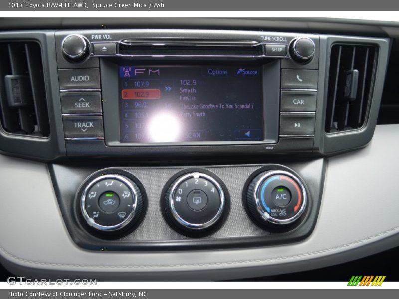 Spruce Green Mica / Ash 2013 Toyota RAV4 LE AWD