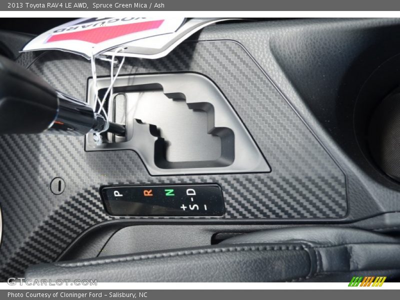 Spruce Green Mica / Ash 2013 Toyota RAV4 LE AWD
