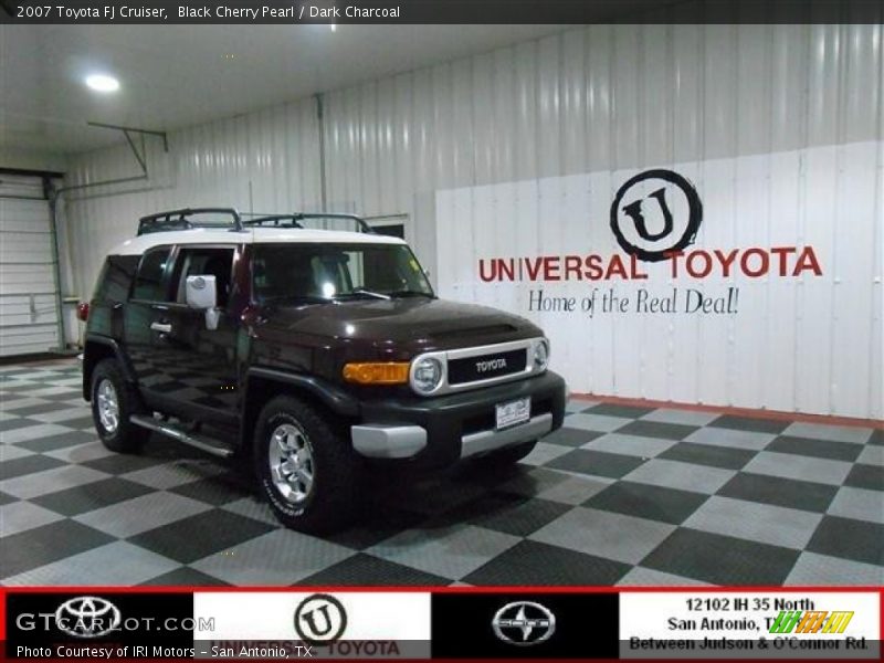 Black Cherry Pearl / Dark Charcoal 2007 Toyota FJ Cruiser