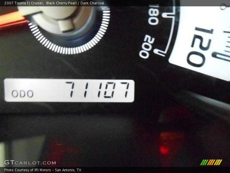 Black Cherry Pearl / Dark Charcoal 2007 Toyota FJ Cruiser