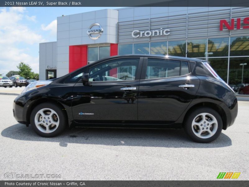 Super Black / Black 2013 Nissan LEAF SV