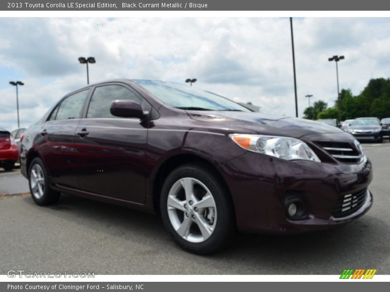 Black Currant Metallic / Bisque 2013 Toyota Corolla LE Special Edition