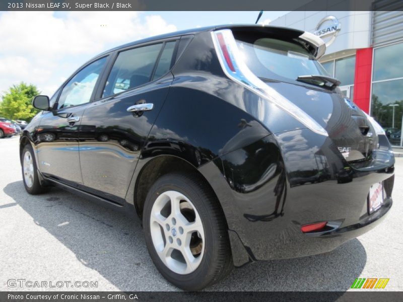 Super Black / Black 2013 Nissan LEAF SV