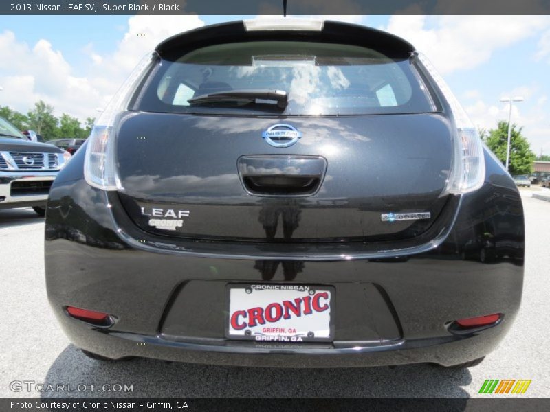 Super Black / Black 2013 Nissan LEAF SV