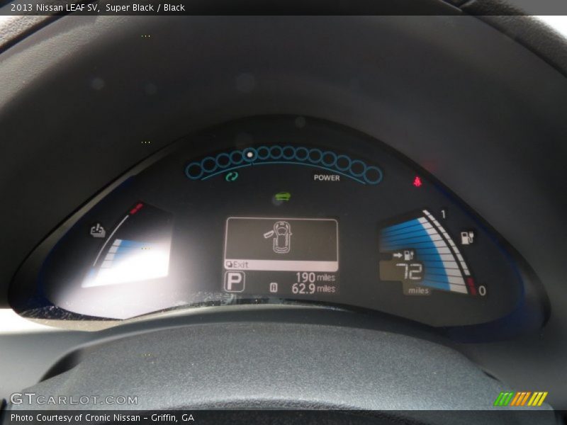 Super Black / Black 2013 Nissan LEAF SV