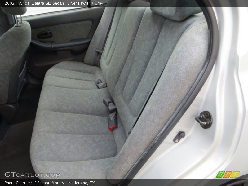 Silver Pewter / Gray 2003 Hyundai Elantra GLS Sedan