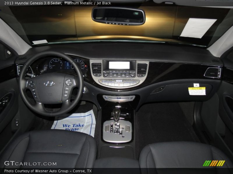Platinum Metallic / Jet Black 2013 Hyundai Genesis 3.8 Sedan