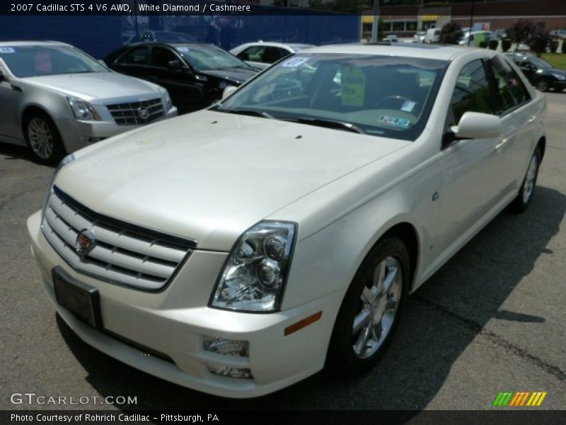 White Diamond / Cashmere 2007 Cadillac STS 4 V6 AWD