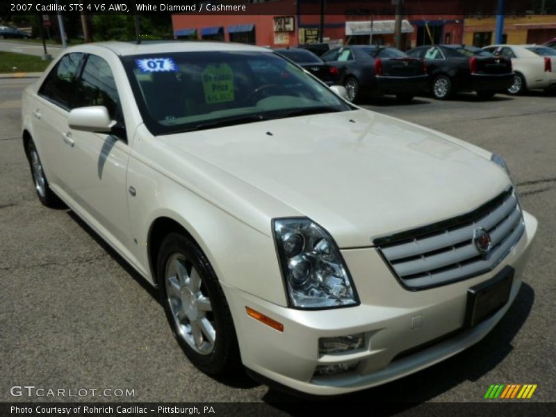 White Diamond / Cashmere 2007 Cadillac STS 4 V6 AWD