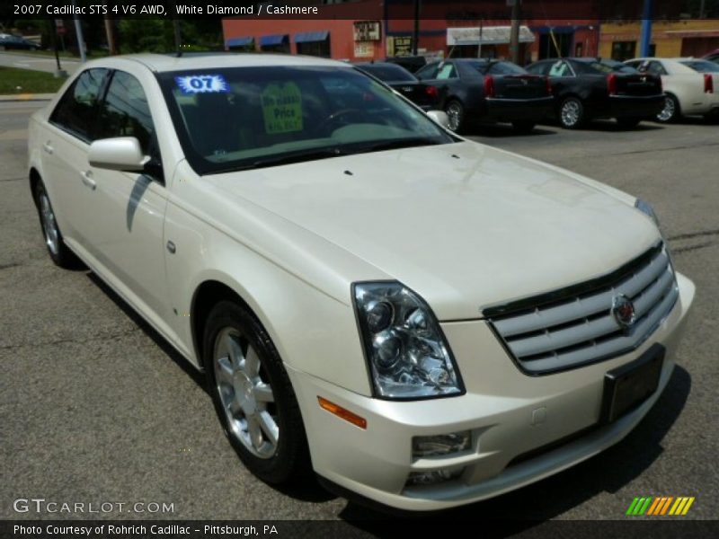 White Diamond / Cashmere 2007 Cadillac STS 4 V6 AWD