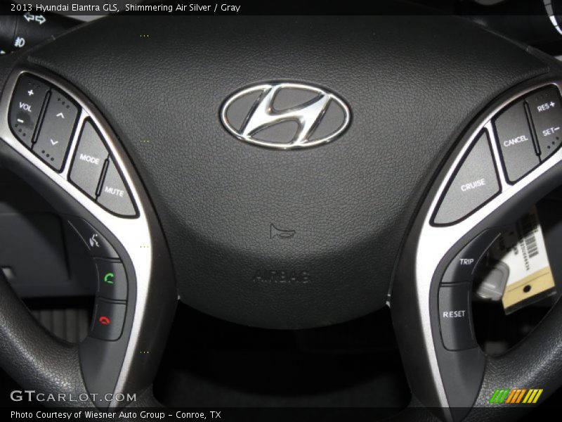 Shimmering Air Silver / Gray 2013 Hyundai Elantra GLS