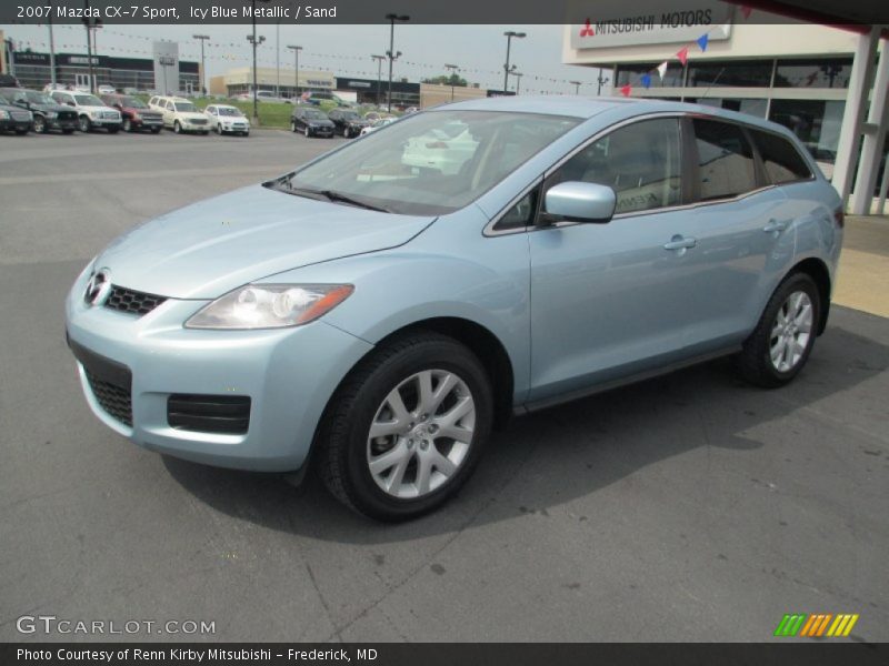 Icy Blue Metallic / Sand 2007 Mazda CX-7 Sport