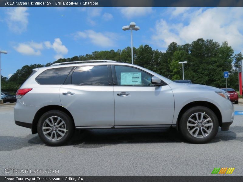 Brilliant Silver / Charcoal 2013 Nissan Pathfinder SV