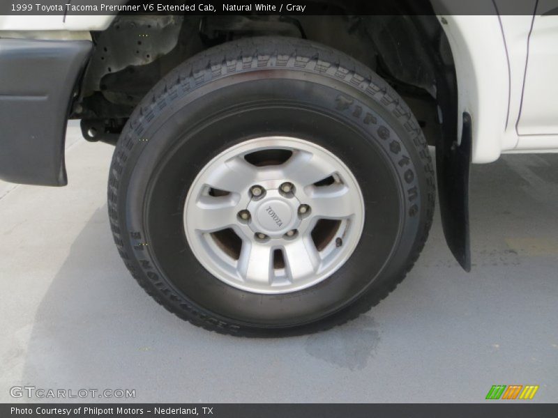 Natural White / Gray 1999 Toyota Tacoma Prerunner V6 Extended Cab