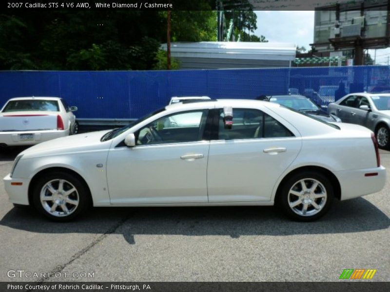 White Diamond / Cashmere 2007 Cadillac STS 4 V6 AWD