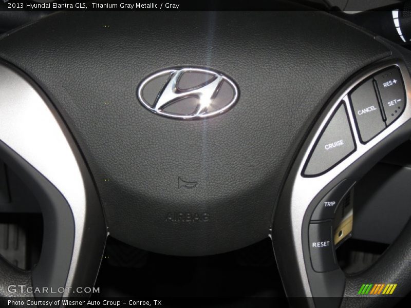 Titanium Gray Metallic / Gray 2013 Hyundai Elantra GLS