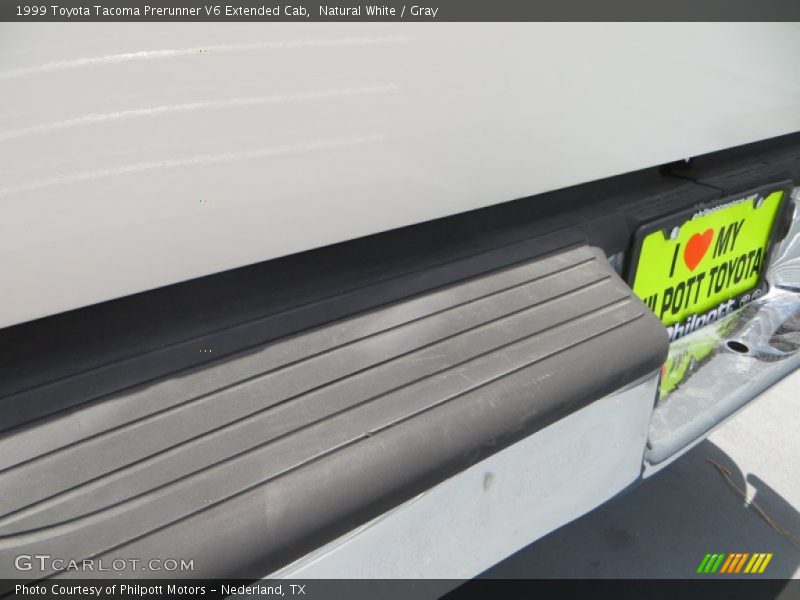Natural White / Gray 1999 Toyota Tacoma Prerunner V6 Extended Cab