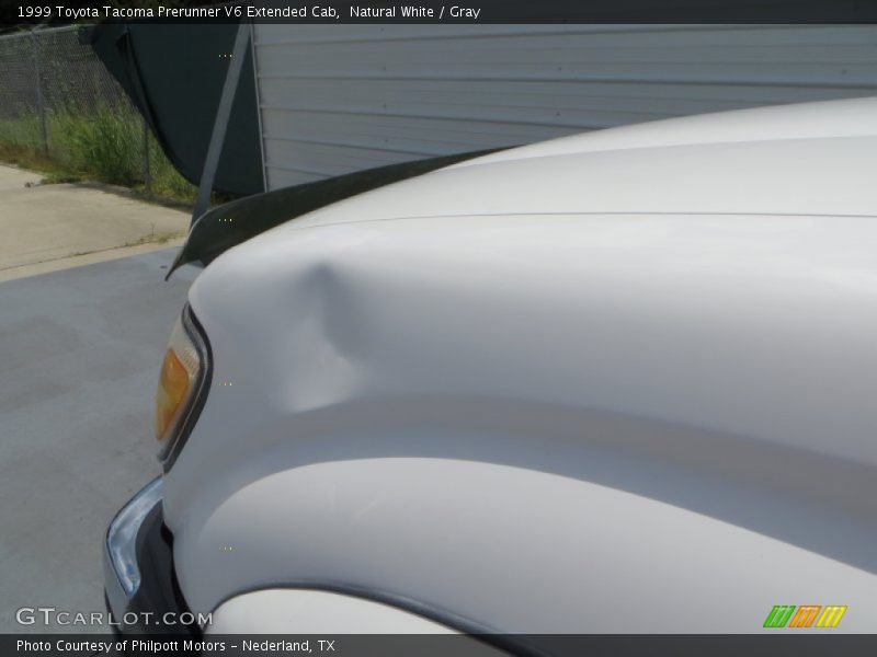 Natural White / Gray 1999 Toyota Tacoma Prerunner V6 Extended Cab