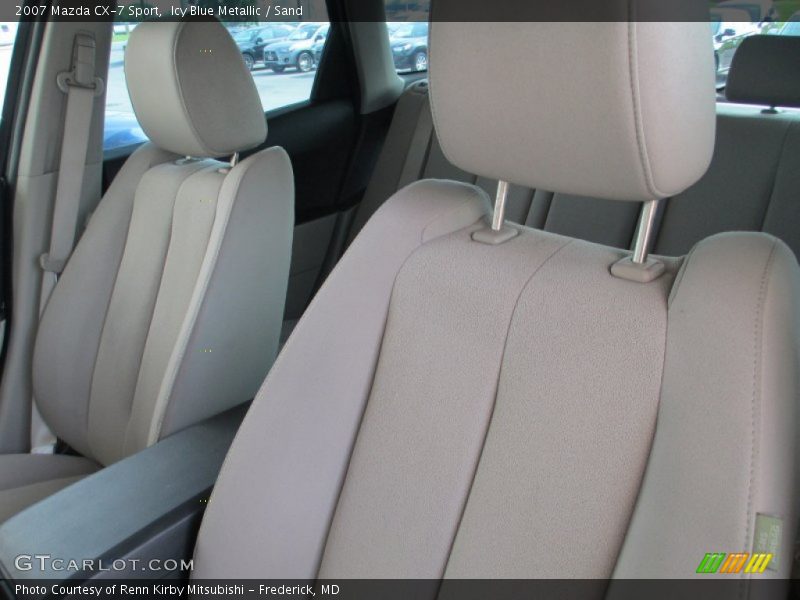 Icy Blue Metallic / Sand 2007 Mazda CX-7 Sport