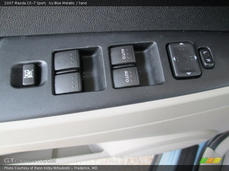 Icy Blue Metallic / Sand 2007 Mazda CX-7 Sport