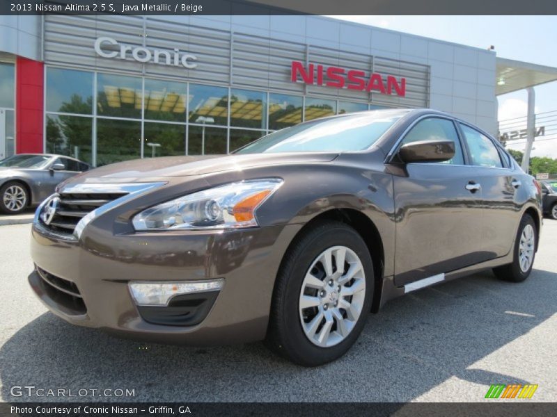 Java Metallic / Beige 2013 Nissan Altima 2.5 S