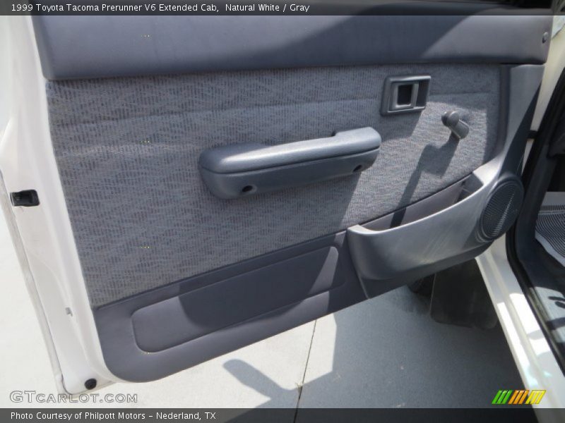 Natural White / Gray 1999 Toyota Tacoma Prerunner V6 Extended Cab