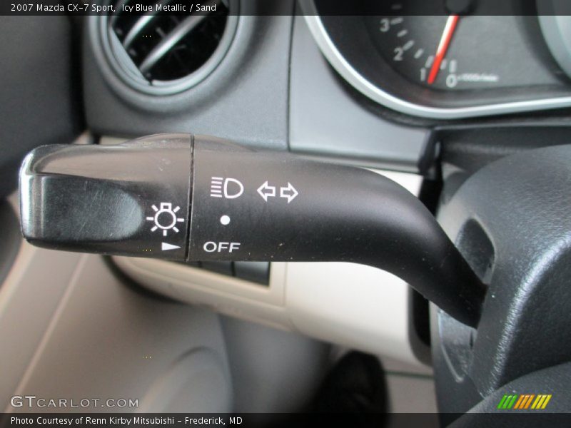 Icy Blue Metallic / Sand 2007 Mazda CX-7 Sport